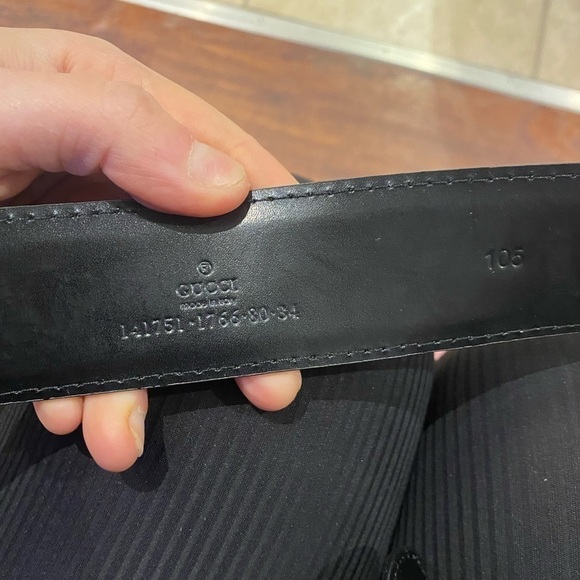 GUCCI Leather Monogram Horsebit Waist Belt RARE - Picture 12 of 14